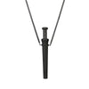 MaiLun 1pc Stress Anxiety Relief Necklace 82.5mm Length Stainless Steel Meditation Necklace Quit Smoking Anxiety Relief Necklace