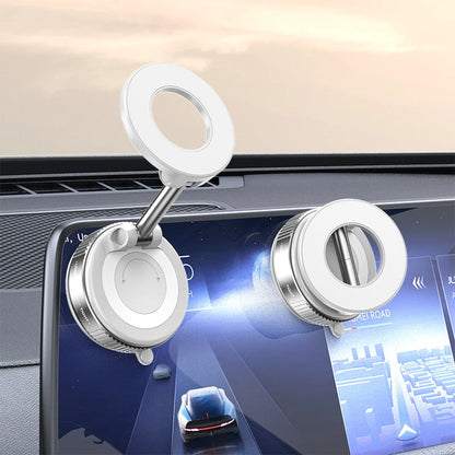 Vacuum Magnet Bracket Upgraded Version Multi-angles Adjustment Strong Magnetic Suck Design Foldable Car Navigation Phone Holder