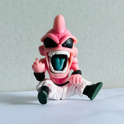 BANDAI GK Vertical Middle Finger Magic Man Boo Action Figurals Model PVC Toys Collectible Decoration Anime Figurine