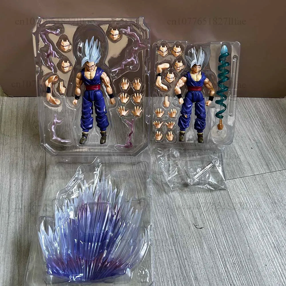 Dragon Ball Wild Beast Son Gohan Shf Exclusive CJ Edition Shf Son Gohan Beast Action Figure Model Toys Joint Movable Room Decor