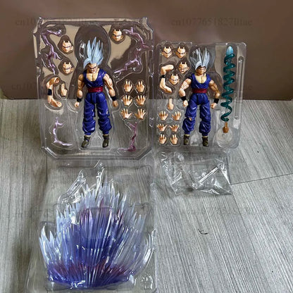 Dragon Ball Wild Beast Son Gohan Shf Exclusive CJ Edition Shf Son Gohan Beast Action Figure Model Toys Joint Movable Room Decor