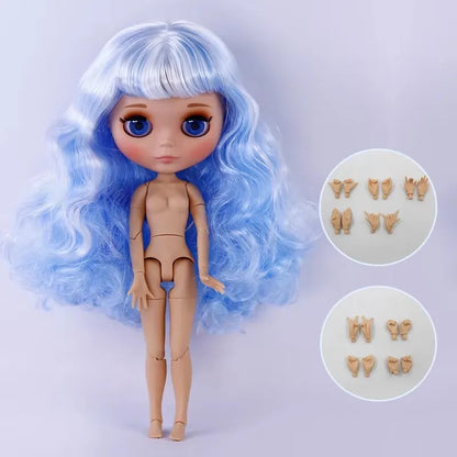 ICY DBS Blyth Doll Tan Skin Matte Face With Eyebrows Special Price 1/6 BJD JOINT body Neo Anime