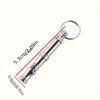 Adjustable Pitch Dog Whistle – Stainless Steel, Keychain, Stop Barking & Recall Training