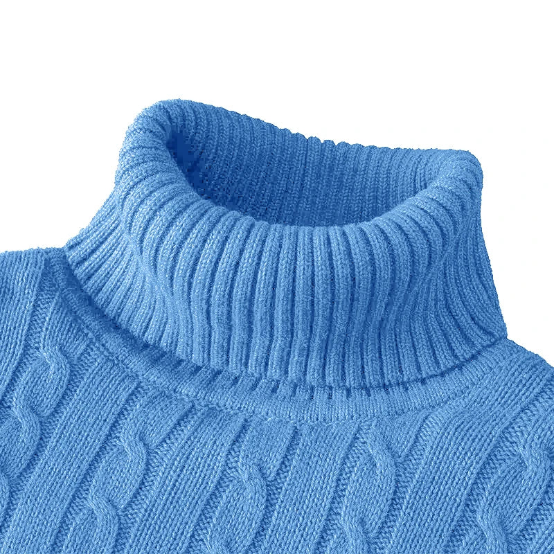 Men's Knit Turtleneck Pullover