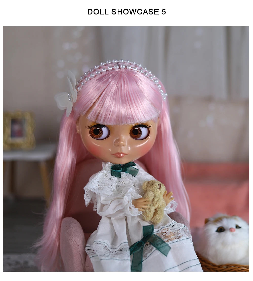 ICY DBS Blyth doll bjd joint body Tan Skin Cute Dress Clothing 1/6 30cm Girl Gift Anime SD