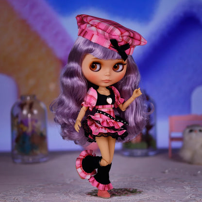 ICY DBS Blyth Doll BJD Joint Body tan Skin Matte Face New face Set Doll 1/6 30cm Gift Anime SD