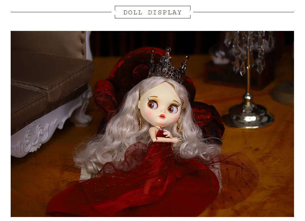 ICY DBS Blyth Doll 1/6 Clothing Joint Body Princess Dress Casual Clothing Toy Gift