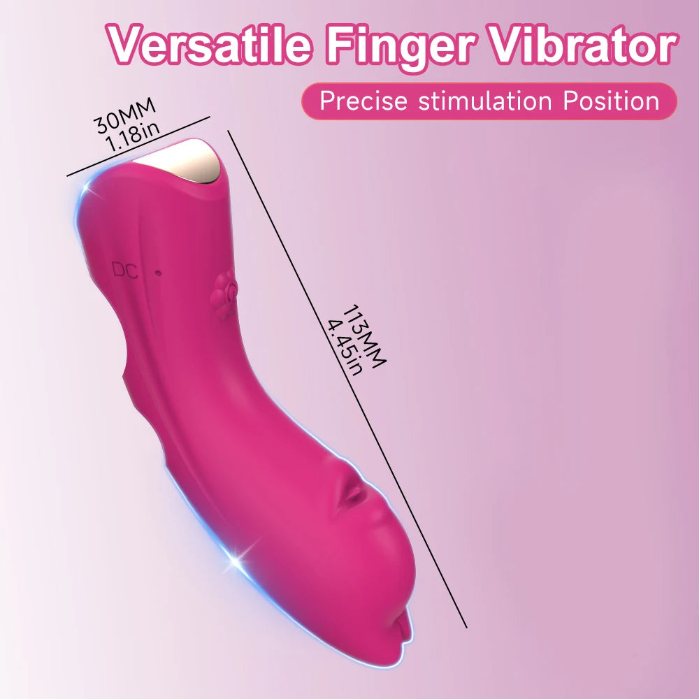Begginer Finger  G Spot Vibrator 10 Speed Clitoris Nipple Stimulator Vagina Anal Massager Sex Toy for Couples Adult Sexy Toys