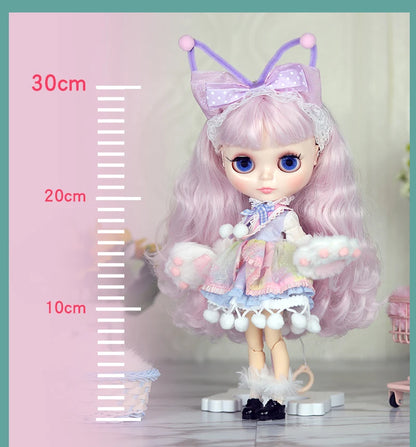 ICY DBS Blyth doll 1/6 Anime Doll joint body white Skin glossy face Special Combo with clothes, shoes and hands 30cm BJD TOY