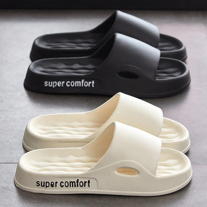 Fashion Men's Summer Ligtweight EVA Indoor Home Sandals Slippers Shoes Men Slippers Outdoor Students Women Comfortable Slides