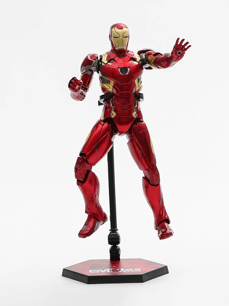 ZD Toys Iron Man Action Figure Joint Movable MK1 MK3 MK6 MK7 MK42 MK45 MK50 MK85 MK17 MK33 MK39 Adult Collection Figure Gift