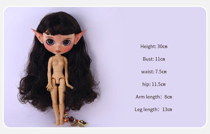 ICY DBS Blyth 1/6 Doll Hand drawn Elf Hand drawn Doll Set Including Elf Ears SD