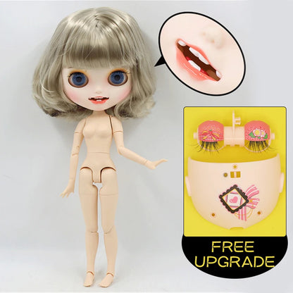 ICY DBS Blyth Doll 1/6 bjd ob24 toy joint body white skin custom doll customized face matte face 30cm toy girls gift