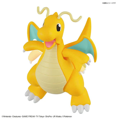 Bandai Original In Stock POKEMON Miraidon Mega Rayquaza Dragonite Charizard Anime Action Figures Assembly Model Ornaments
