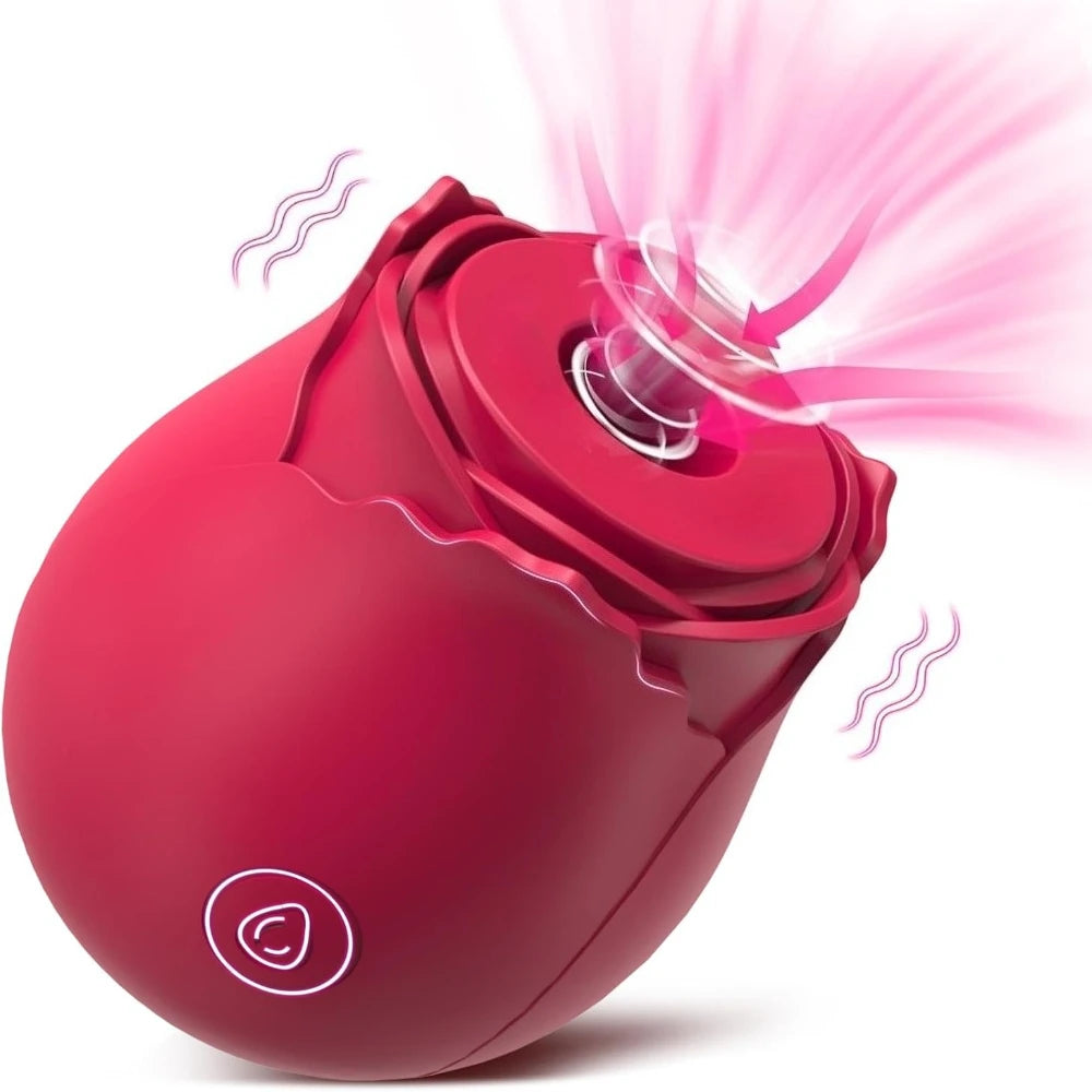 Powerful Sucking Vibrator for Women Vacuum Clitoris Stimulator Female Oral Nipple Clit Sucker Vibrating Adults Sex Rose-Toys
