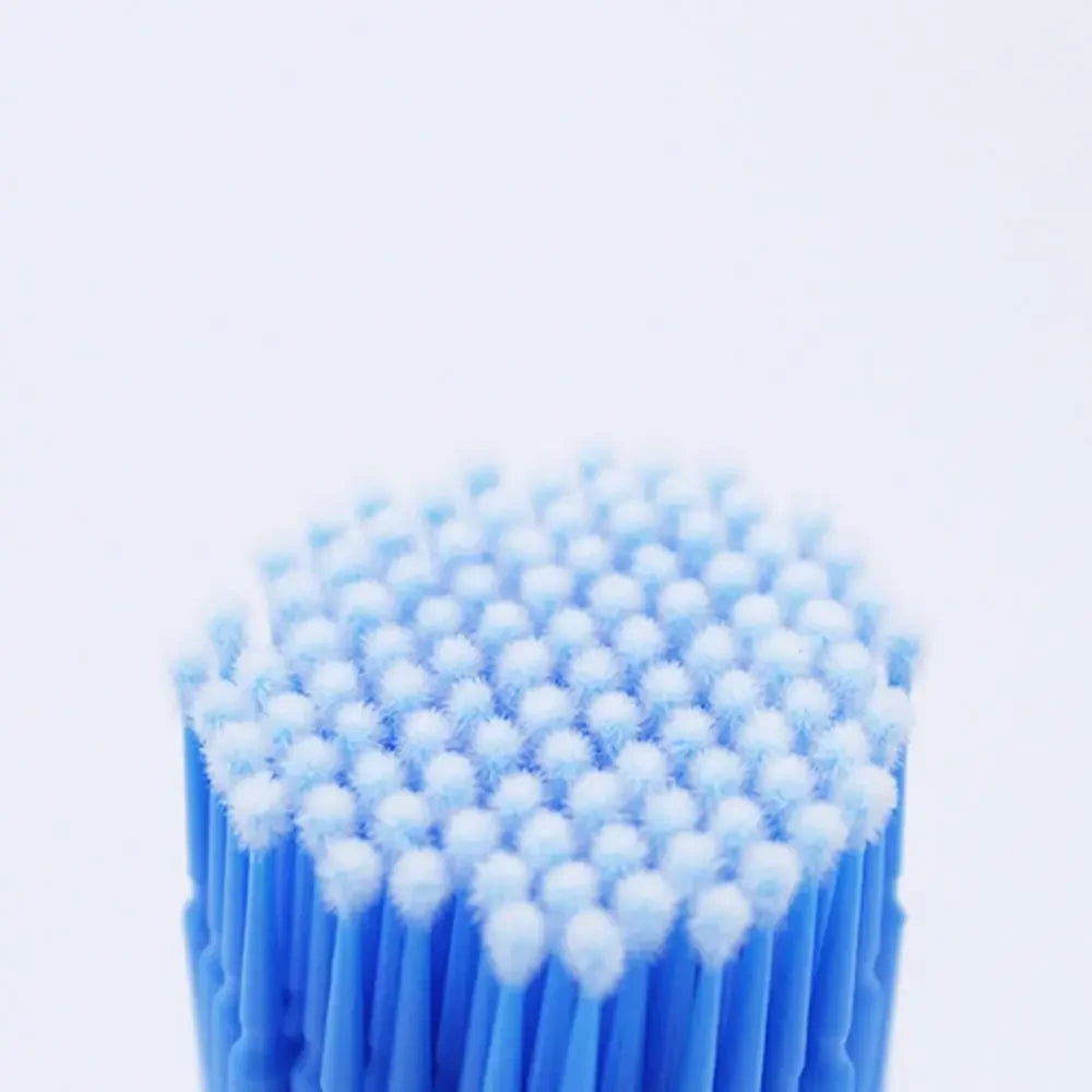 100pcs/lot Micro Brushes Make Up Eyelash Extension Disposable Eye Lash Glue Cleaning Brushes Free Applicator Sticks Makeup Tools