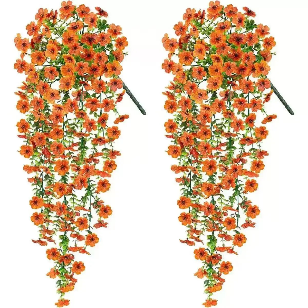 1pc Artificial Hanging Sunflower Weather Resistant  Decor for Home Garden Wedding Garden Decoration Decorative Flower Bunch