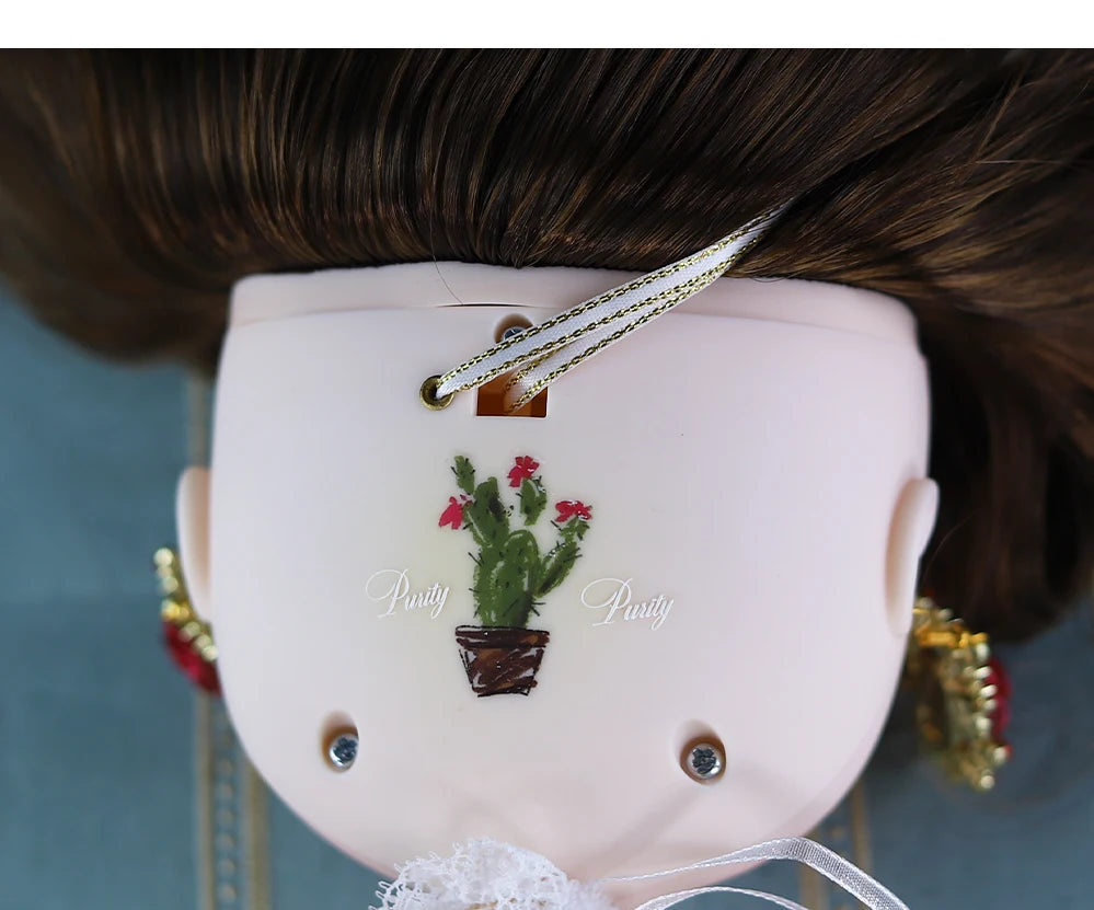 ICY DBS Blyth 1/6 Doll Hand Painted Set Morning Dew Tears Frosted Face Doll Set SD