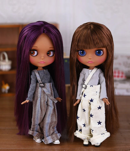 ICY DBS Blyth Doll BJD Joint Body dark Skin Set 1/6  30cm Girl  Gift Anime SD
