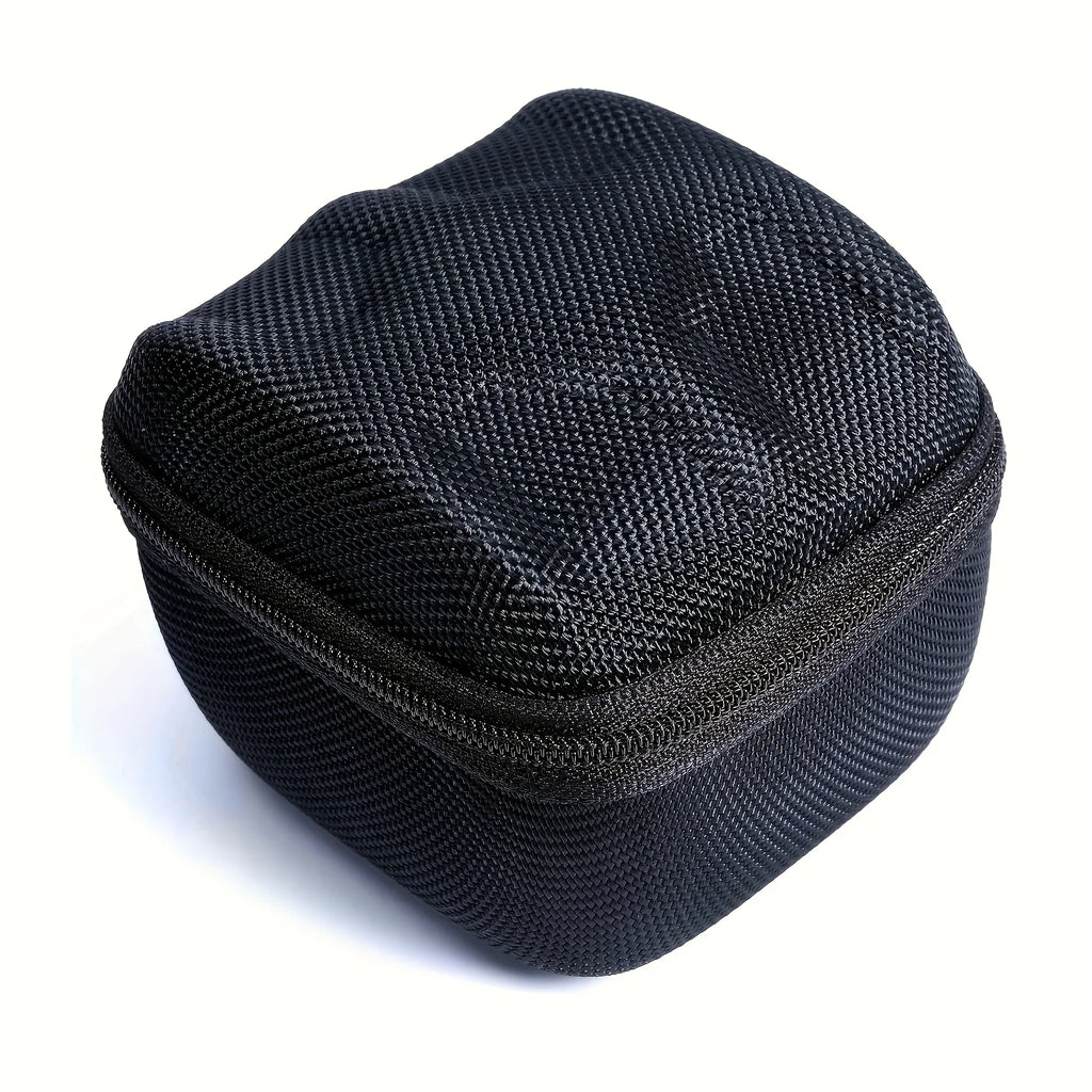 1pc Black Watch Storage Box - Hard Case W/Soft Pillows, Velvet Lined for Jewelry & Watches Protection