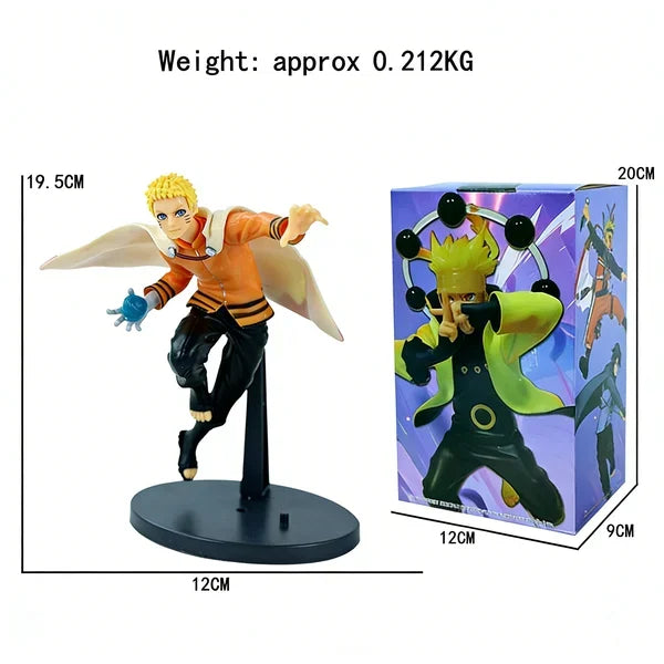 Bandai Naruto Shippuden anime Figures Uchiha Sasuke Hatake Kakashi Combat Form Collectible figure decorative Model Anime Toys