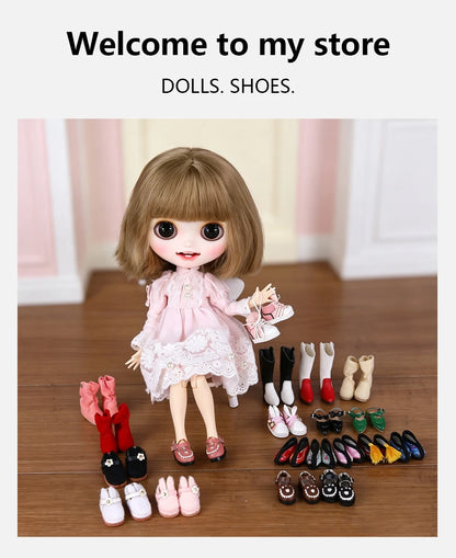 ICY DBS Blyth doll Shoes licca bjd azone joint body Toys Shoes Fashion Boots High-Quality Accessories