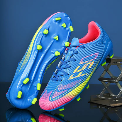 New Arrival Men AG FG Football Boots Flexible PU Upper Tough Rubber Studs For Adult Outdoor Pitch Football Competitions