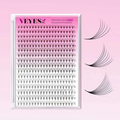 Premade Volume Fan Lash Extensions – 320 Fans