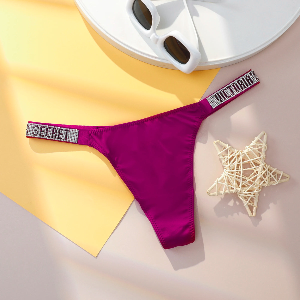Women's Seamless Lace Thong Panties