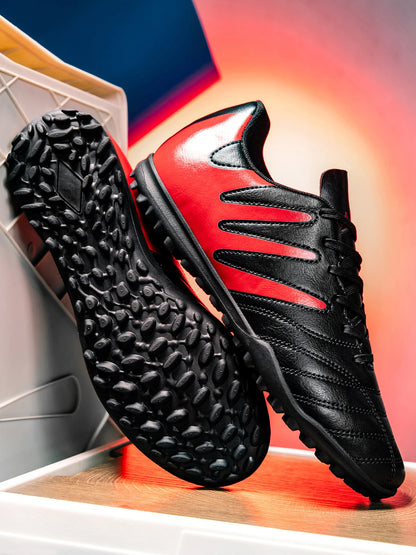 Breathable TF Turf Soccer Cleats Non-Slip Wear-Resistant Strong Grip Ankle Support Stable Lightweight Flexible
