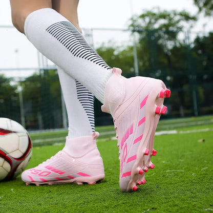 New Men Soccer Shoes Match Sneakers Professional Football Boots Training Shoes Grass Outdoor Sport Non-Slip Ultralight Unisex