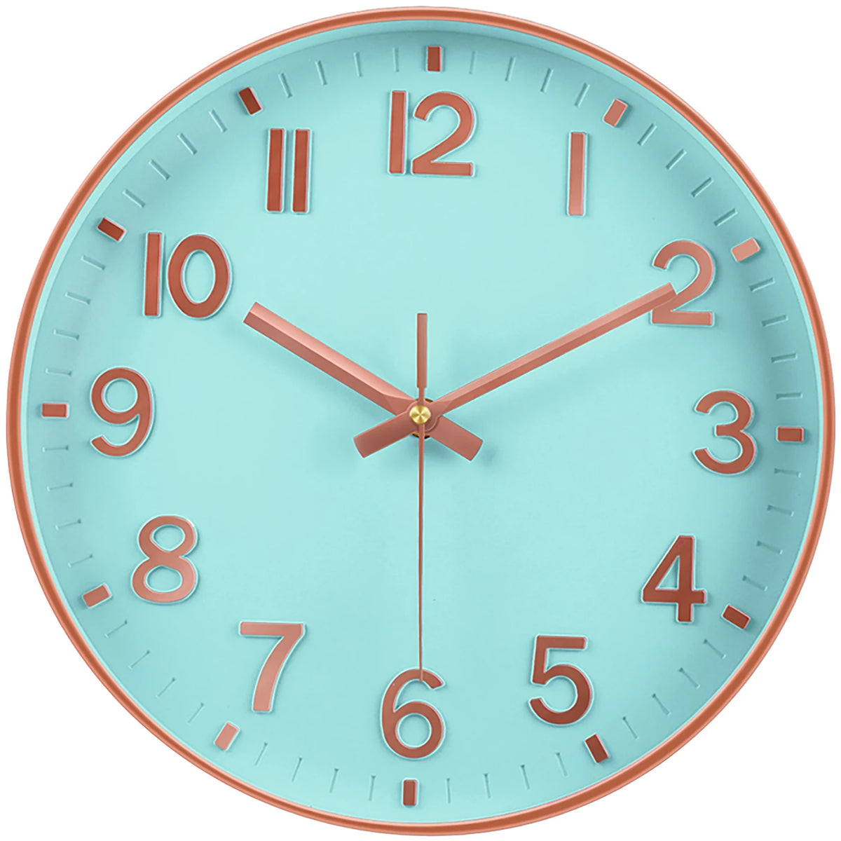 Retro Quartz Wall Clock Modern 3D Cubic Digital Silent Clock Living Room Bedroom Wall Clock Fashion Non Ticking Home Decoration