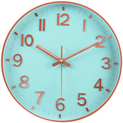 Retro Quartz Wall Clock Modern 3D Cubic Digital Silent Clock Living Room Bedroom Wall Clock Fashion Non Ticking Home Decoration