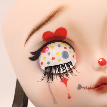 ICY DBS Blyth Baby Face DIY Matte Face Hand Painted Makeup Backplate and Screws