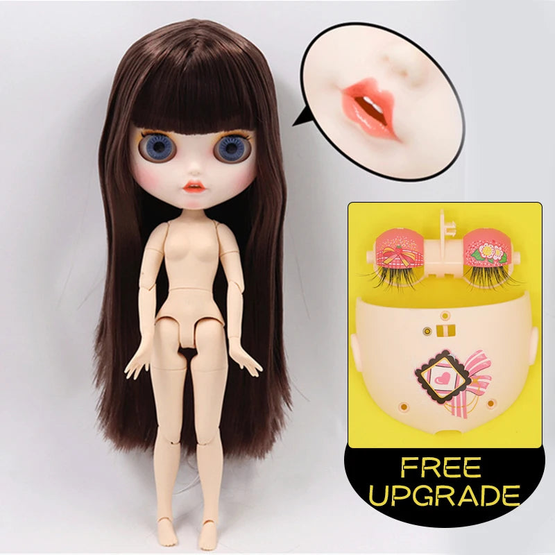 ICY DBS Blyth Doll 1/6 bjd ob24 toy joint body white skin custom doll customized face matte face 30cm toy girls gift