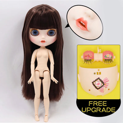 ICY DBS Blyth Doll 1/6 bjd ob24 toy joint body white skin custom doll customized face matte face 30cm toy girls gift