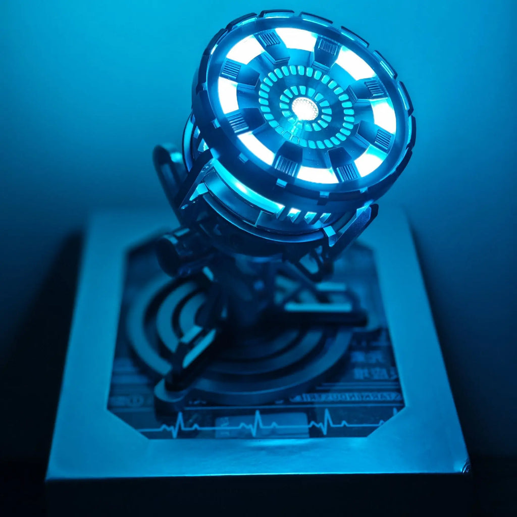 Iron Man Arc Reactor MK3 Generations Tony Stark Hcmy Edition stark industries Figure Led Light Palladium Element Chest Lamp