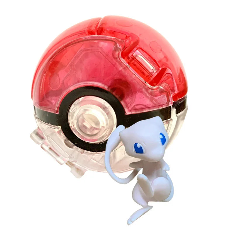Pokemon Elf Ball Pokeball Anime Figure Cartoons Pikachu Charizard Piplup Kyogre Pocket Monster Pet Anime Action Model Toy Gifts