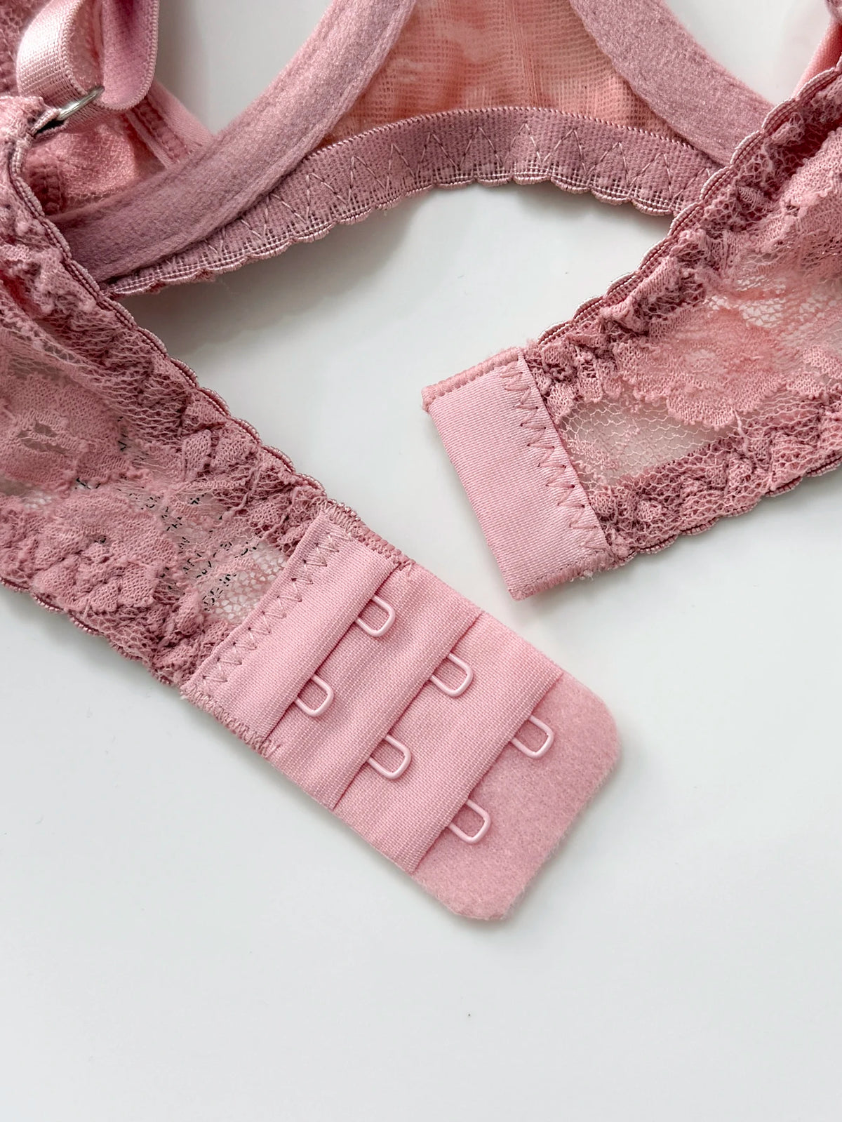 Women's Heart Buckle Bra & Panty Set