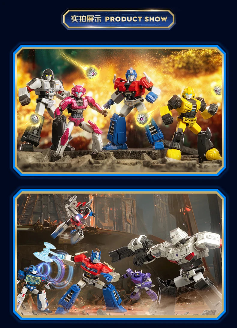 Transformer Building Blocks Blokees Optimus Prime bumblebee Limit Edition Action Figure Transforming toys Robot Model Kids Gift