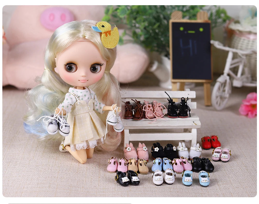 ICY DBS Middie Blyth Doll Shoes For DODO Doll OB11 Body Boots Suit 20cm Height Middie