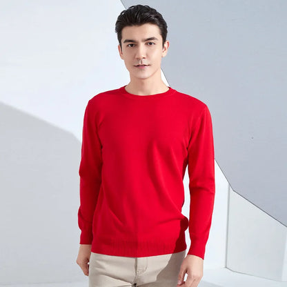 Men's Cashmere-Blend Crewneck Sweater