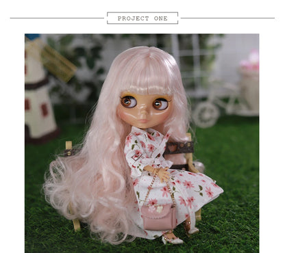 ICY DBS Blyth doll joint body temperament dress casual sports skirt toy anime set