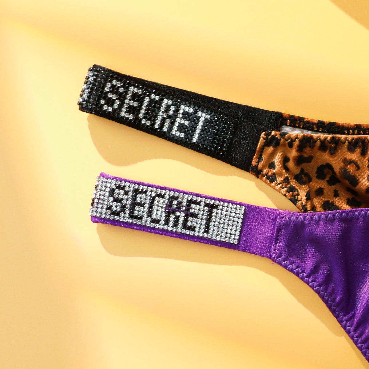 Victoria Secret Hot Sexy Lingerie Very Sexy Shine Script Thong Panty Women Underwear G String Trending