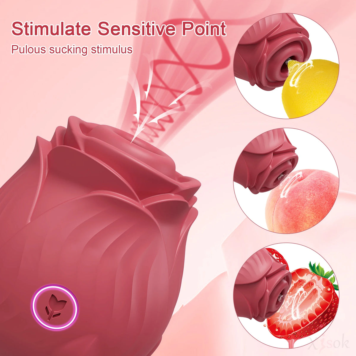 Rose Suction Personal Massager