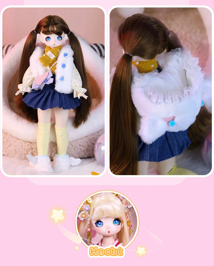 ICY DBS 1/4 BJD Dream Fairy Doll ANIME TOY Mechanical Joint Body Collection Doll  Official Makeup 40cm SD