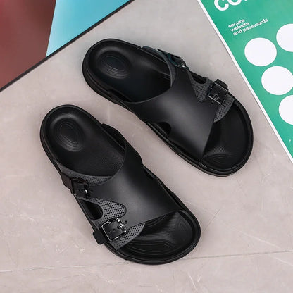 Summer Men Casual Sandals Outdoor Climbing Classic Roman Leather Beach Comfortable Trekking Hiking Fishing Fashion Slippers