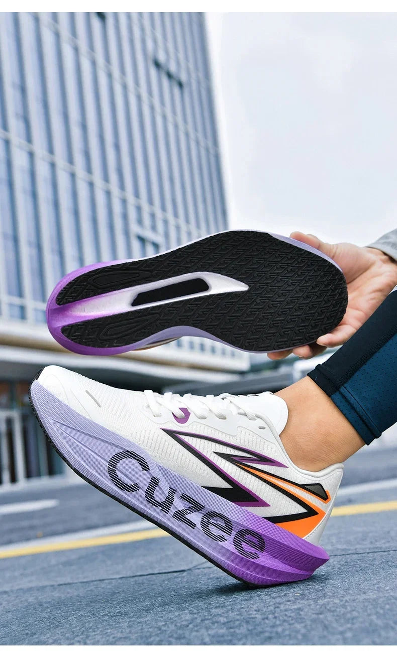 Men's Running Shoes Outdoor Sneakers Breathable Mesh Off-road Luxury shoes Trainer Shoes Couple Cushioning Race Non-Slip Fashion
