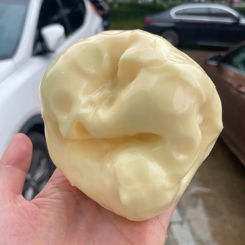 Crunchy Cheese Moldable Stress Ball Squishy Toy No Rebound Crispy Peanuts Stress Ball Fidget Toy ASMR Sensory Stress Relief Toys