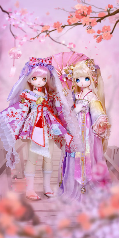 ICY DBS 1/4 BJD Dream Fairy Doll ANIME TOY Mechanical Joint Body Collection Doll  Official Makeup 40cm SD